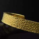 12mm Hammered Cuff - Kuvera