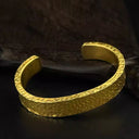 12mm Hammered Cuff - Kuvera