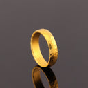 4mm Hammered Band Ring - Kuvera