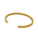 CUSTOM ORDER FOR NATE - 24K Solid Gold Classic Bangle. Pure Gold Plain Cuff Bracelet. 9999 Fine Gold Modern Minimal Cuff Bangle Gift for Men Women - Kuvera
