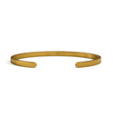 CUSTOM ORDER FOR NATE - 24K Solid Gold Classic Bangle. Pure Gold Plain Cuff Bracelet. 9999 Fine Gold Modern Minimal Cuff Bangle Gift for Men Women - Kuvera