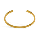 CUSTOM ORDER FOR NATE - 24K Solid Gold Classic Bangle. Pure Gold Plain Cuff Bracelet. 9999 Fine Gold Modern Minimal Cuff Bangle Gift for Men Women - Kuvera