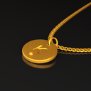Initial Disc Pendant - Kuvera