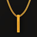 Name Bar Pendant - Kuvera