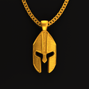 Spartan Helmet Pendant - Kuvera