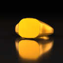Square Signet Ring - Kuvera