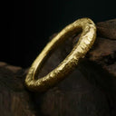 4mm Hammered Donut Ring - Kuvera