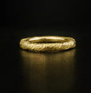 4mm Hammered Donut Ring - Kuvera