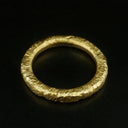4mm Hammered Donut Ring - Kuvera
