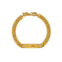 7 mm Name Curb Chain Bracelet