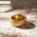 10mm 1oz Hammered Flat Band