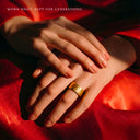 10mm 1oz Hammered Flat Band