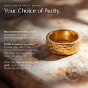 10mm 1oz Hammered Flat Band