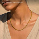 3mm Curb Chain Necklace