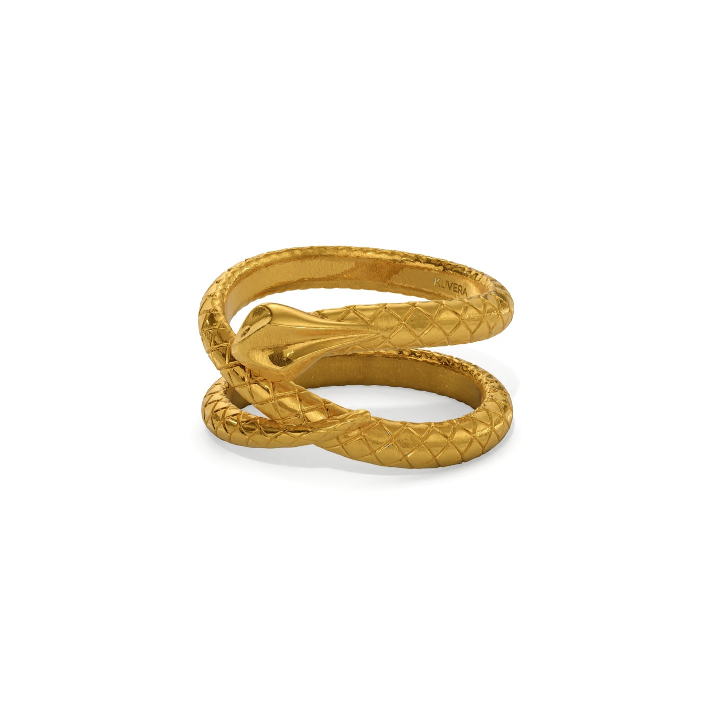 24k Gold Snake Wrap Ring. Solid Yellow 9999 Gold Serpent Ring. Large Gold Ring For Men Women. Handmade Investment Jewelry. Snake Design Ring