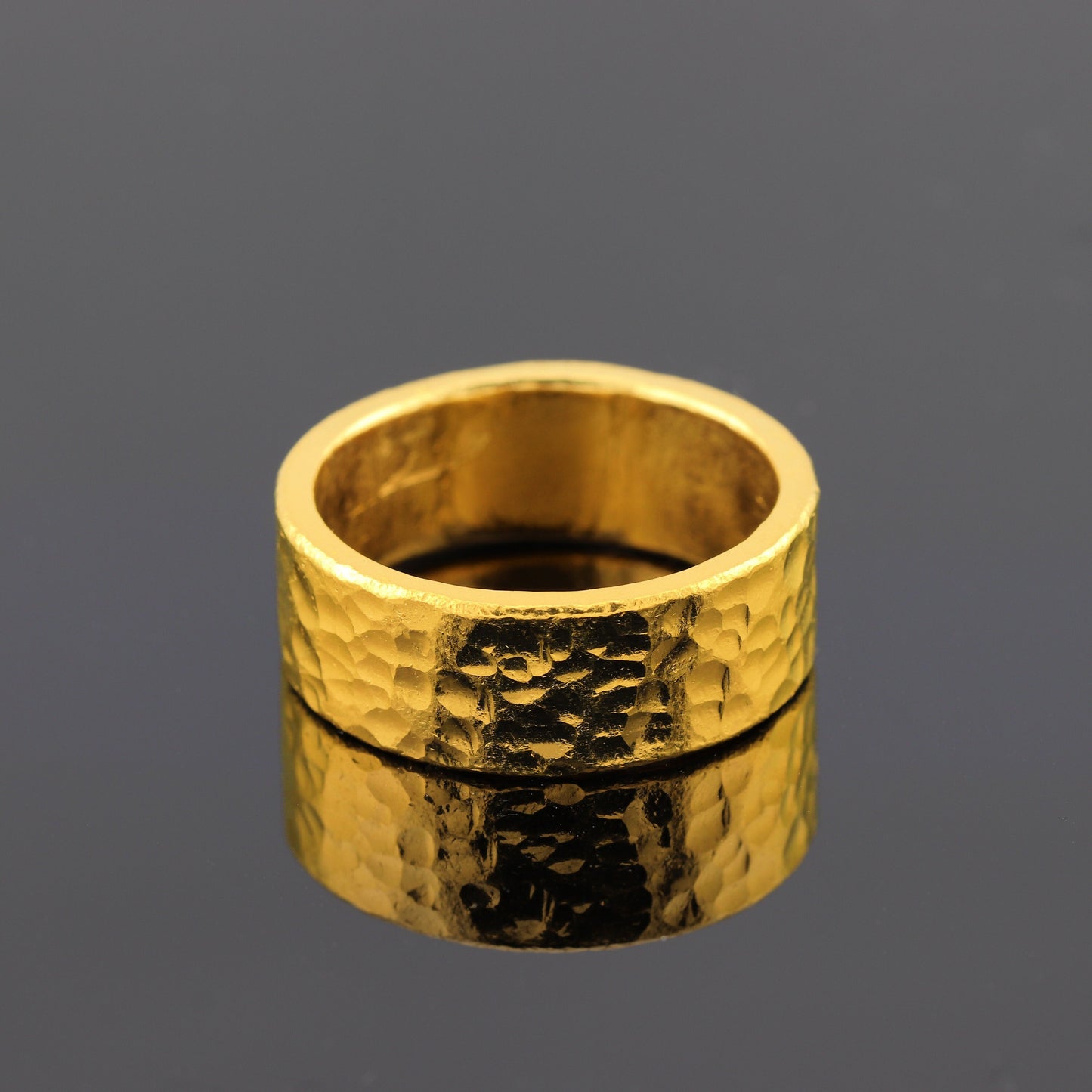 CUSTOM ORDER for KEVIN-24K Solid Gold Band Ring - 8mm Band Ring (Copy)