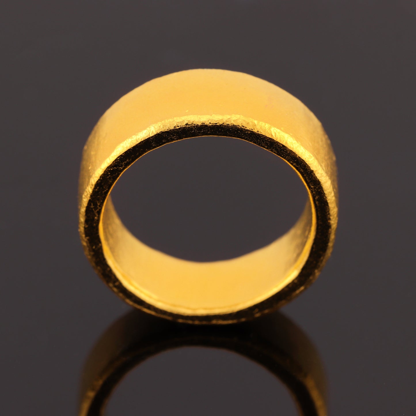 24K Gold Band Ring - 1 Troy Ounce Solid Gold 10mm Band Ring