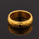 8mm Hammered Band Ring