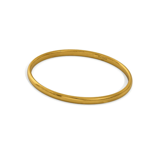 24K Solid Gold Bangles Bracelet. Handmade Pure Gold Bangles. Gift for Men Women. 9999 Fine Gold Bangle Bracelet. Minimal Modern Bracelets