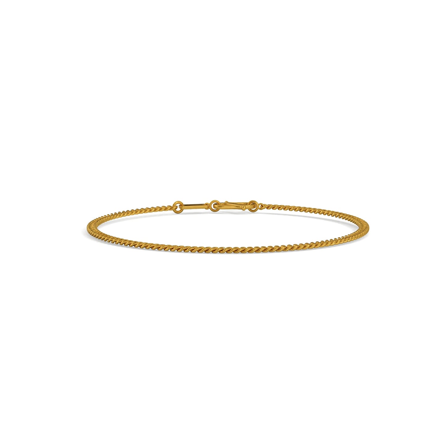 24k Solid Gold Curb Chain Link Bracelet 3mm. Pure Gold Chain Bracelet. 24 Karat Gold Bracelet. 9999 Fine Gold Handmade Bracelet Men Women