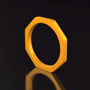 Octagon Stacking Ring - Kuvera