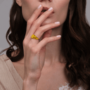 Square Signet Ring - Kuvera